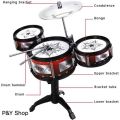 COD Christmas Gift Drum Set Boys Girls Play Music DevelopInt Educational  Mini children's simulation drum. 