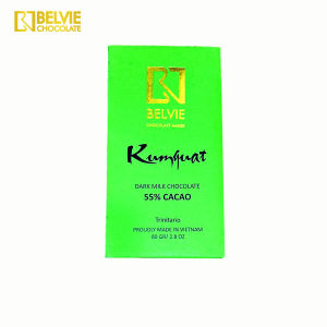 Socola sữa vị tắc Belvie 55% cacao 80g