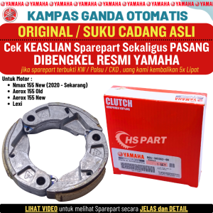 Kampas Ganda Kopling Otomatis Nmax 155 New Aerox Old New Lexi Original Yamaha 100%