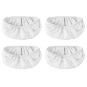 YUNAFIN 4Pcs Đầu lau phẳng Miếng lau nhà bằng microfiber Có thể giặt được Có thể tái sử dụng Vải lau nhà Bền bỉ Miếng bọt biển thấm hút Khăn lau nhà cho giặt ướtkhô