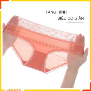 Set hộp 5 chiếc quần lót nữ lụa băng tàng hình - Chất liệu lụa băng cao cấp co giãn 4 chiều - Mã QL06