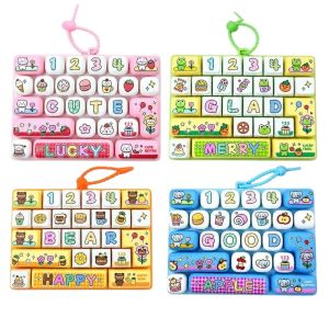 DOWNA 26 Phím Đồ chơi bàn phím cơ Hình in hình mèo con/voi/ếch/gấu Âm thanh phím rõ ràng  dây chuyền trang trí túi xách Sáng tạo Đồ chơi quà tặng Đồ chơi giảm căng thẳng Dành cho trẻ em