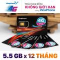 Sim Vinaphone 4G Vina 12T D500 D219 trọn gói 1 năm với 5GB 1 tháng KHÔNG MẤT THÊM PHÍ từ MƯỜNG THANH ROYAL FREESHIP - CHƯA KÍCH HOẠT.. 