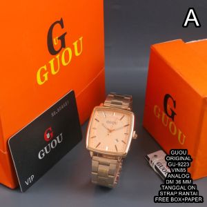 BISA CODJAM TANGAN WANITA GUOU ORIGINAL GO-9223 jam tangan wanita terbaru / jam tangan wanita termurah / jam tangan wanita kekinian / jam tangan wanita sultan / jam tangan wanita viral