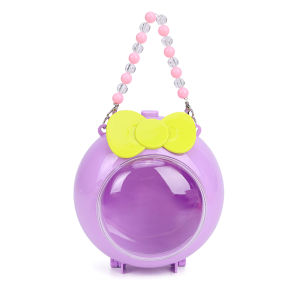 MillionGrid Nhựa trong suốt hộp đồ trang sức đáng yêu phim hoạt hình tóc phụ kiện Tổ Chức Công chúa nhựa lưu trữ hộp dễ thương trẻ em túi