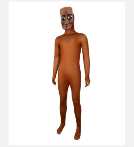 Tung Tung Tung Sahur Cosplay Costumes With Headgear Stick Man Halloween Jumpsuits Cartoon decoration Costume