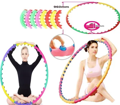 (Khung Giờ Vàng) Vong lắc eo gia re Vòng lắc giảm eo Massage Hoop cao cấp Vòng lắc eo giảm cân hiệu quả với các hạt hoạt tính massage đánh tan mỡ bụng