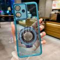Realme 14T 5G lấp lánh kim tuyến giá đỡ từ tính Vỏ điện thoại Cho Realme 14T 14 Realme14T Realme14 T 5G 2025 Đầy Đủ Ống Kính Máy Ảnh màng bảo vệ Trong Suốt Bìa Với Vòng nhẫn đeo tay. 