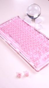 KiiBOOM Phantom 81 V2 Upgraded Crystal Gasket-Mounted USB-C Wired/Bluetooth5.0/2.4GHz Wireless Hot-Swappable Mechanical Keyboard