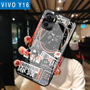 Softcase Glas Kaca For VIVO Y16 - B118 - Casing Hp For VIVO Y16 - Pelindung hp - Case Handphone - Case Kualitas Terbaik - Casing Hp For VIVO Y16