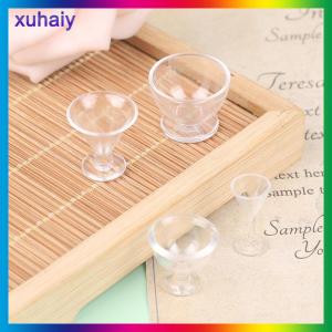 xuhaiy 17 đĩa cái/lốc Bộ bát đĩa Bộ đồ ăn Nhà Búp bê đồ chơi thu nhỏ đồ ăn