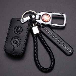 Yamaha Nmax V2 2023 Aerox S Xmax Sniper 2022 Remote Key leather Case Cover with Keychain
