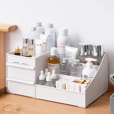 Desktop Stationery Organizer Makeup Organizer Drawer Jewelry Accessories Storage Box-Z348