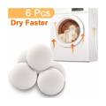 6Pcs Bola Pengering Wool Panas Reusable Softener Laundry Laundry Ball Bola Cuci Rumah Bola Pengering Wool Aksesoris Mesin Cuci. 