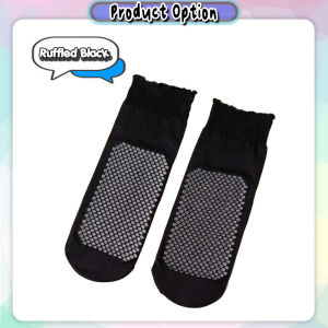 [Blink] Muslimah Socks Anti-Slip Ruffled Socks 短丝袜 Stokin Muslimah Stokin Pendek Nipis -SK34