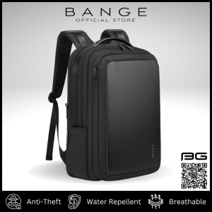 S56 BANGE Premium Quality Bag Backpack Anti Theft Water Repellent Fabric Laptop Bag USB Charging 56