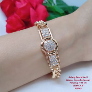 Gelang rantai Aksesoris Fashion Wanita Cocok Untuk Sehari hari G21-7A
