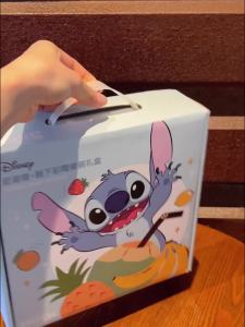 ชามเซรามิกสติช สำหรับใช้ในบ้าน ชามข้าวคุณภาพสูงใหม่ ชุดอาหารเด็ก สีเคลือบใต้ผิว ของขวัญ