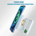 ZHIKE PowerBank 20000mAh Fast Charging Magnetic Wireless Battery Power Bank 20W Pengisi Daya Kabel Kompatibel dengan iP13 14 15Pro Plus Promax Mini HUAWEI Xiaomi Samsung OPPO VIVO Ponsel Cerdas Yang Mendukung Pengisian Daya Nirkabel Charger. 