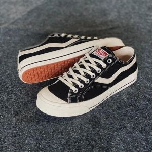 (PROMO) Sepatu Ventela Public Low Black Natural Ventella Sepatu Sneakers Pria dan wanita
