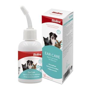 Bioline Ear Care for Dogs Cats and Rabbits 50ml