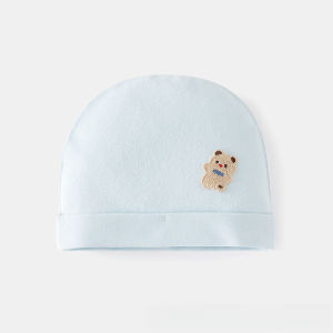 หมวกทารกแรกเกิด หมวกเด็ก หมวกทารกในครรภ์ไม่มีกระดูก หมวกการ์ตูนน่ารัก หมวกเด็กสีทึบ หมวกป้องกันกระหม่อม