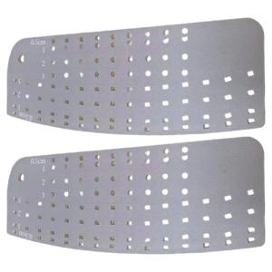 2 cái silicon chịu nhiệt hemming cai trị với đánh dấu cho vải ủi và mạnh mẽ HEM mẫu