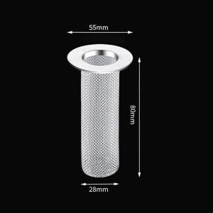 304 Stainless Steel Sewer Floor Drain Filter Bathroom Kitchen Anti-Clogging Filter Plug Deodorant