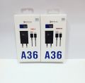 Charger HP For SMSNG A36 Quick Charge3.0 Batok Adapter + Kabel USB Support Fast Charging. 
