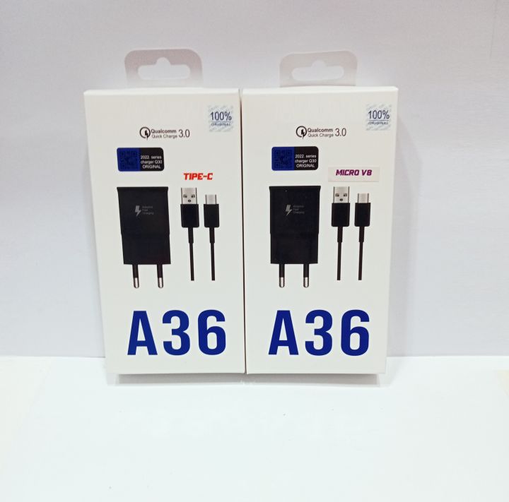 Charger%20HP%20For%20SMSNG%20A36%20Quick%20Charge3.0%20Batok%20Adapter%20+%20Kabel%20USB%20Support%20Fast%20Charging%20-%20Image%203
