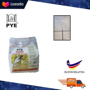 PYE Waterproof Tile Grout 1kg White/Grey/Jubin Cement