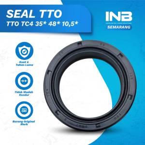 Seal TC4 35 48 10.5 TTO Seal Shock Depan KLX Bf 150 Dtracker  TTO INB SEMARANG
