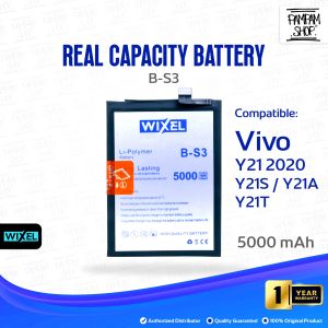 WIXEL Baterai B-S3 Vivo Y21 2020 / Y21S / Y21A / Y21T Double Power Real Capacity Batre Batrai Battery Original Ori Dual BS3