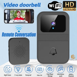 Wireless Door Bell Camera Smart Visible Intercom Waterproof Ring Doorbell Camera With Wifi Hd Night Vision Viewer Home Security