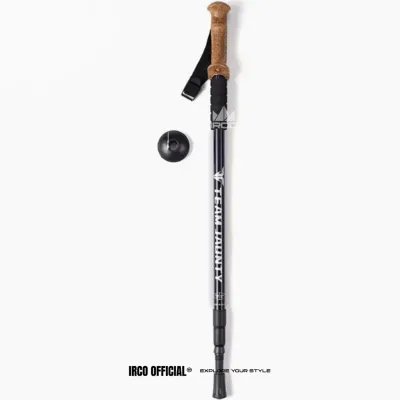 IRCO Tongkat Hiking Camping Pendaki Gunung Trekking Pole Lurus Antishock Duralumin 135cm Gagang Cork