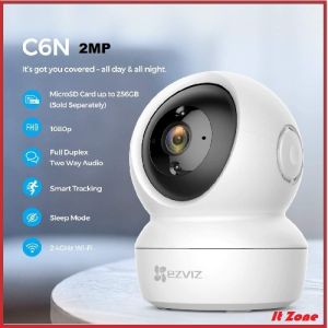 EZVIZ C6N Internet PT Camera FullHD 1080p 2MP 3MP 4MP C6 2K⁺ C6W Pan & Tilt WiFi Home Security CCTV IP Security Camera S