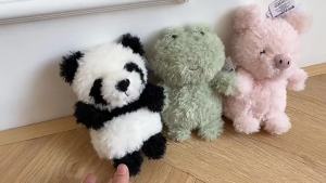 Vương Quốc Anh JE động vật có lông xoăn 14 Đồ chơi nhồi bông dễ thương nhiều kiểu dáng búp bê quà tặngcho bé miễn phí vận chuyển