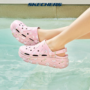 Skechers Women Max Cushioning Foamies Daisies Shoes - 111271-MVE Anti-Odor Dual-Density Hanger Optional Machine Washable Max Cushioning