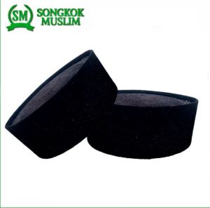 Peci Songkok Hitam Polos Ac tinggi 9 Premium