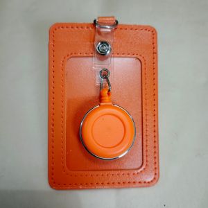 (10 pcs ) Card Holder Kuli Sintetik dengan Yoyo Puter dan Logo Angkasa Pura