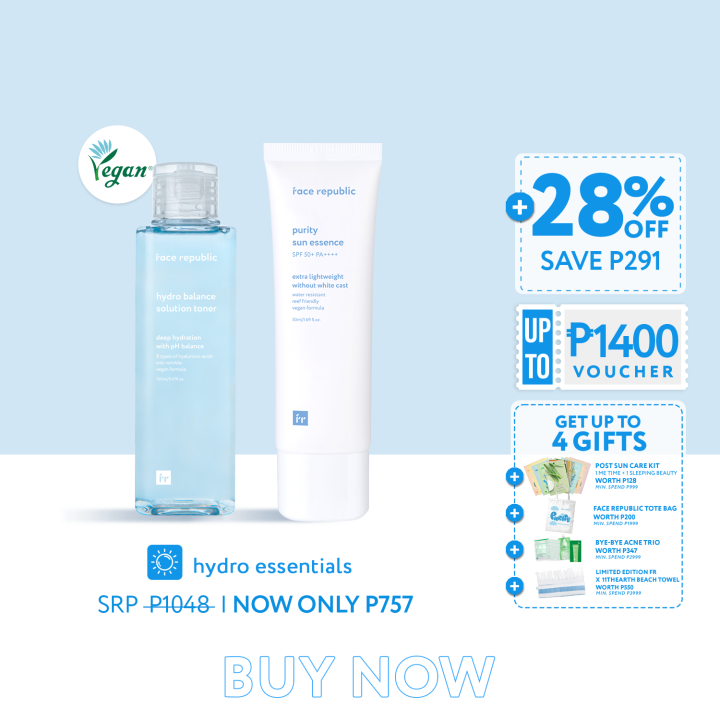 Face Republic - Hydro Essentials (Quick Hydration Fix) | Lazada PH