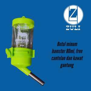 Tempat Minum Hamster Praktis Tanpa Bocor 80ml Botol Minum Hamster