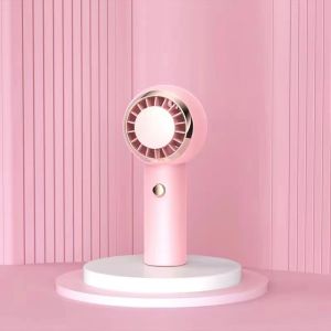Mini Portable fan พัดลม พัดลมมินิ ชาร์จแบต แบบพกพา ขนาดเล็ก สีพาสเทล ดีไซน์น่ารัก พัดลมมือถือ พัดลมพกพา 3 ความเร็ว เสียงเงียบ