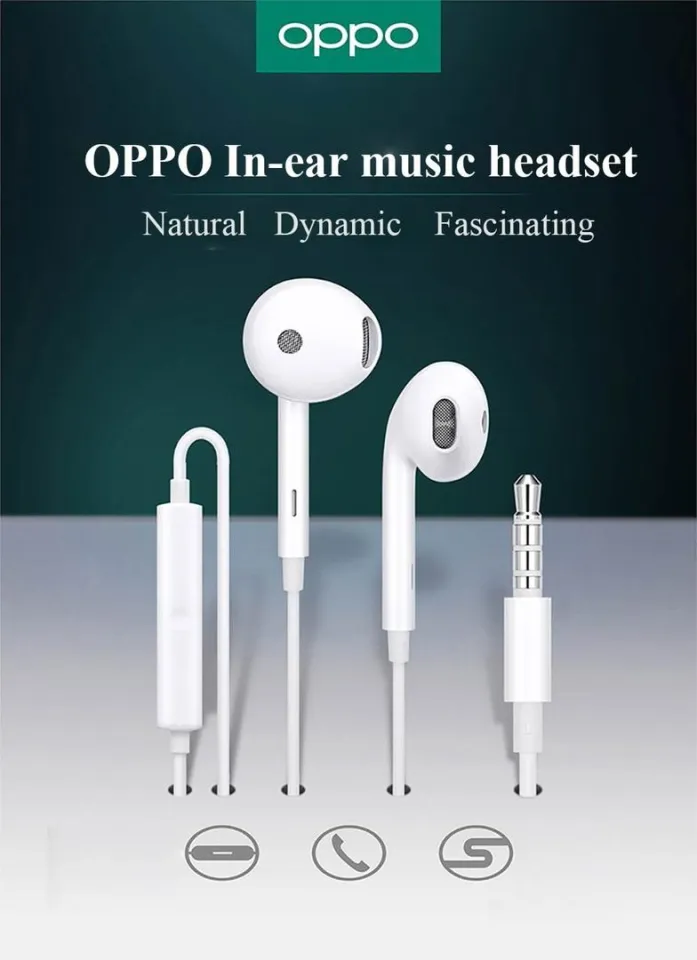 Oppo R15 Oppo Half In Ear Earphones OMO READY STOCK OPPO R15 Half - Main Image