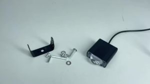 LED Projector Spotlight Grille Strobe Lamp 12000LM Dual Color Driving Light for Motorcycles and Cars