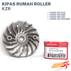 (HONDA) KZR KIPAS RUMAH ROLLER VARIO VARIO 125 INJEKSI FI CBS LED TECHNO 22113-KZR-900 / TUTUP RUMAH ROLER / FINDRIVE FACE / TUTUP RUMAH ROLLER PULLEY / KIPAS CVT