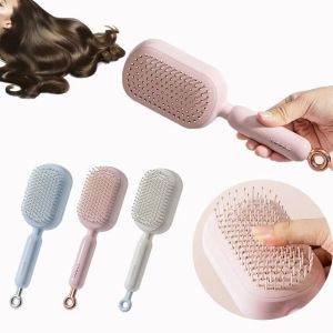 LKMART Scalp Styling Tool Massage Air Bag Comb Anti Static Portable Air Cushion Hair Comb Multi-use Self Cleaning Hair Cushion Combs Hairdressing