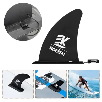 Water Sports Fin for Paddle Boards Removable Longboard Fin for Enhanced Balance and Control