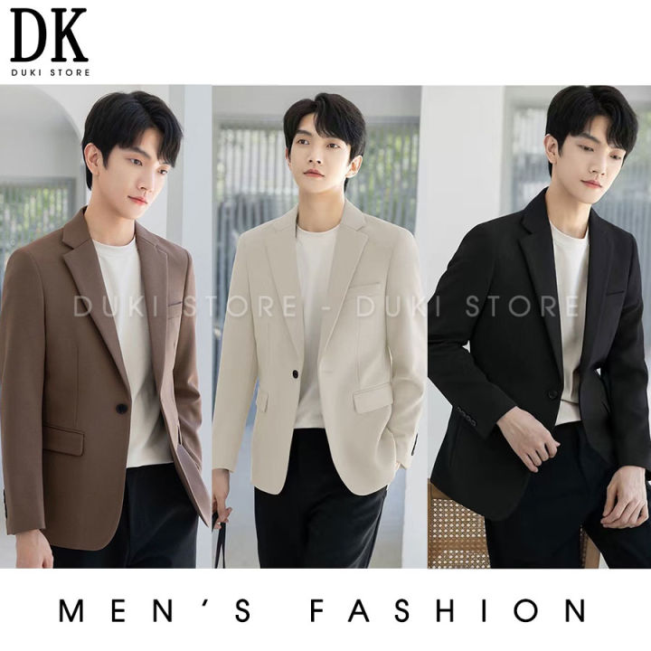 Áo vest nam, áo blazer nam 1 cúc Hàn Quốc đẹp LZB0060 - DUKI STORE ...