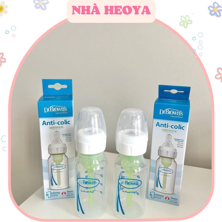 [Bản Mỹ] BÌNH SỮA DR.BROWN'S CỔ HẸP CỔ RỘNG NHỰA PP OPTION PLUS NHẬP ...